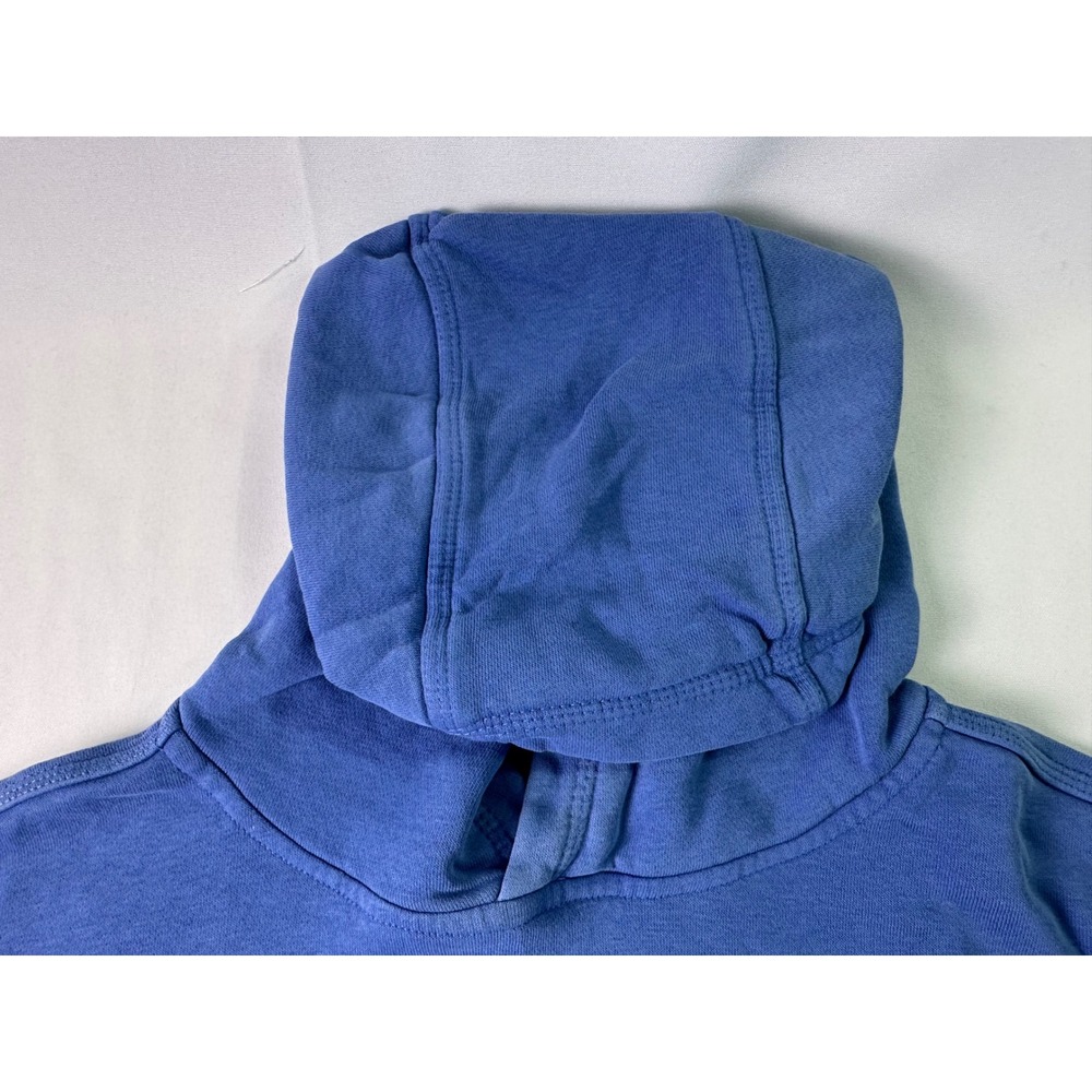 VINTAGE 90s Y2K Nike Blue Youth XL Hoodie Sweatshirt Embroidered Swoosh Classic - Picture 9 of 9